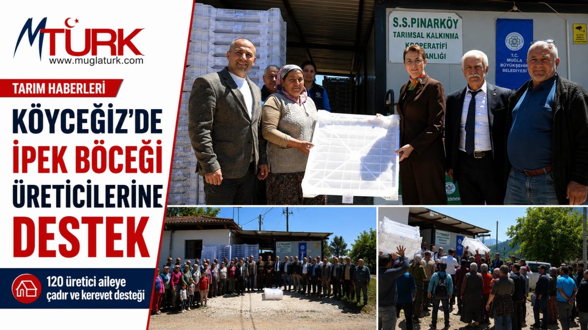 Köyceğiz’de İpek Böceği Üreticilerine Büyük Destek